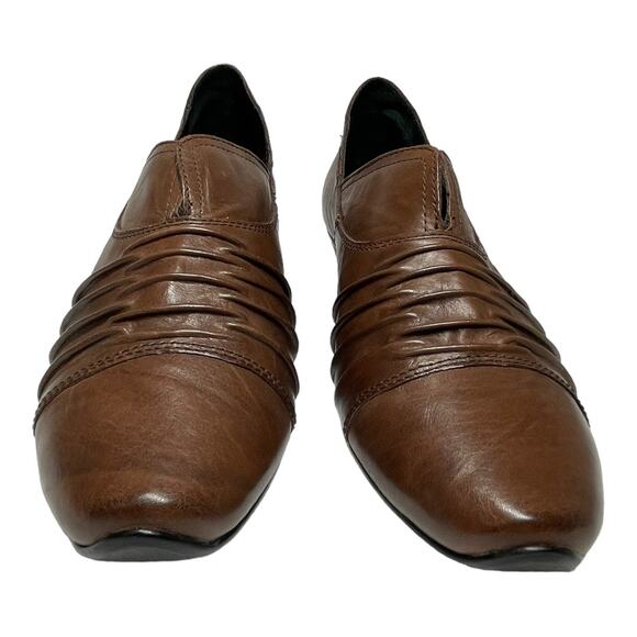 Josef Seibel Womens Leather Pump Shootie Slip on Brown Bootie Shoes 38 7.5 - Picture 2 of 7